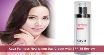 Kaya Fairness Nourishing Day Cream with SPF 15 Review